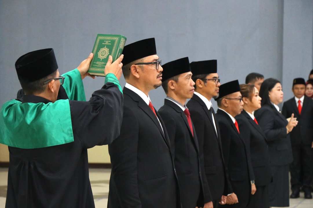 Resmi Dilantik, Inilah Nama-Nama Kepala Dinas Baru Hasil Seleksi Terbuka Kota Singkawang