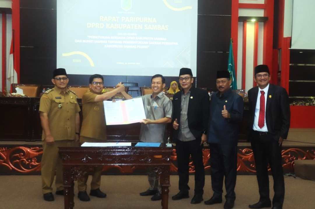 Penuhi Syarat Administrasi, Pemkab Sambas Resmi Setujui Pembentukan Daerah Persiapan Sambas Pesisir