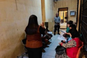 Angkat Tema Kesempatan untuk Berubah, Empat Pendeta Sambangi Rutan Polres Singkawang