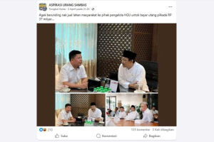 Hoaks: Bupati Satono Difitnah Jual Lahan Warga untuk Bayar Utang Pilkada Rp37 Miliar