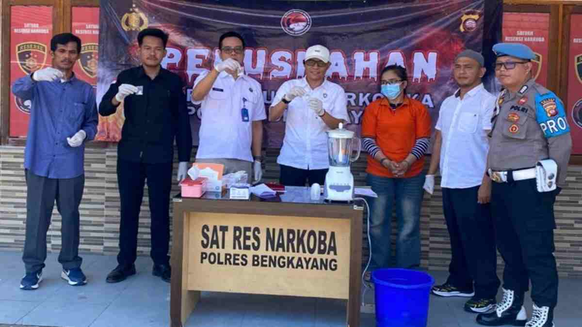 Polres Bengkayang Musnahkan Barang Bukti Sabu Seberat 6,93 Gram