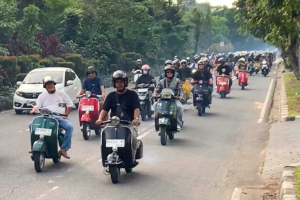 Rencana Road To Parade Scooter Borneo XXI di Temajuk Sambas, Wagub Usul Konsep Camping Pesisir