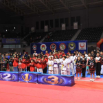Gandeng 46 Kontingen, Krisantus Minta Perguruan Karate Kalbar Cetak Bibit Unggul Jangka Panjang