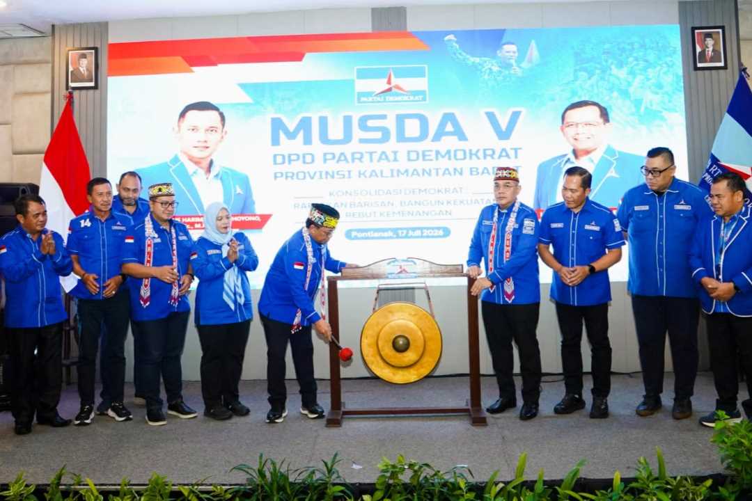 Buka Musda V Kalbar, AHY Beberkan 3 Strategi Kemenangan Demokrat dan Target 2 Kursi DPR RI