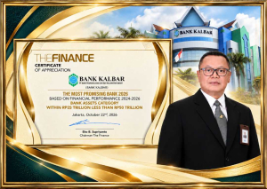 Harumkan Nama Kalbar di Tingkat Nasional, Bank Kalbar Bawa Pulang Penghargaan Kategori Aset Rp25–50 Triliun